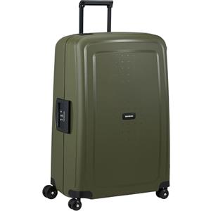 Samsonite S'Cure - Spinner L, Valigia, L 75 cm, 102 L, Verde (Olive)