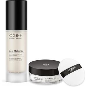 Korff, routine pelle luminosa, con Base Illuminante e Cipria in Polvere Perfezionante