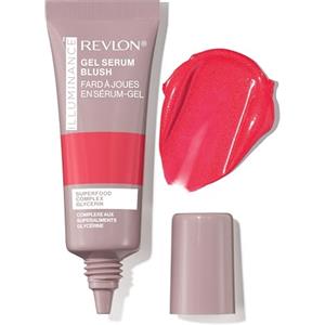 Revlon Illuminance Gel Serum Blush, Guance Visibilmente Rimpolpate, Finish Luminoso e Idratante per tutto il giorno, 120 Striking Rose, 11ml