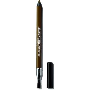 Revlon ColorStay Multiplayer Liquid-Glide Eye Pencil, Matita Occhi Multiuso Con Pennello da Sfumatura Integrato, Texture Ultra Cremosa, Waterproof, A Prova di Sbavatura, A Lunga Tenuta, Fortress 405