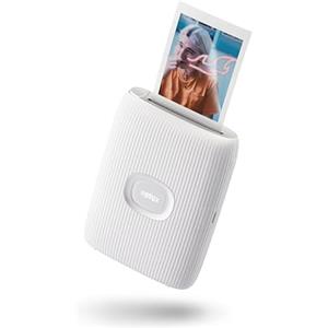 instax Fujifilm instax mini Link 2 Clay White - Mini Stampante per Smartphone, Stampante a sviluppo istantaneo, Stampe Personalizzate e creative Modalità Wireless, Dimensioni Stampa 54 x 86 mm