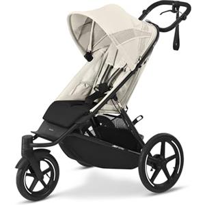 CYBEX Gold AVI SPIN Passeggino, Dalla Nascita Fino a Circa 4 Anni, Max. 111 cm e 22 kg, Passeggino da Città e fuoristrada, Seashell Beige