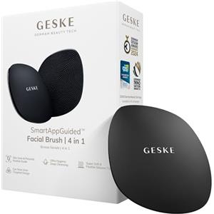 GESKE | Spazzola per il viso SmartAppGuided™ 4 in 1 | Spazzola per la pulizia del viso | Spazzola morbida in silicone | Pulizia del viso professionale | Pulizia della pelle
