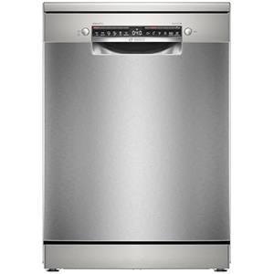 Bosch SMS4ECI28E Serie 4, Lavastoviglie da libera installazione, Home Connect, Diagnostica da remoto, Assistente al lavaggio, Green Collection, Acciaio, 60cm