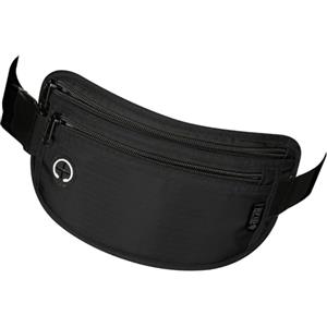 VINATO Marsupio Antifurto con Protezione RFID, Marsupio Uomo e Donna, Portadocumenti da Viaggio Impermeabile, Cintura per Soldi Nascosta per Sport, Viaggi e Festival, Sottile Borsa, Grigio