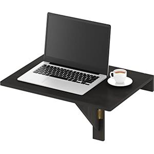 Furinno Eremite Tavolo Pieghevole da Parete, Legno, Espresso, One Size