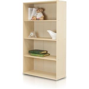 Furinno Pasir Libreria, Legno, Beige (Steam Beech), taglia unica