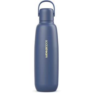 SodaStream Fizz&go Cool - Bottiglia in metallo Storm da 0,9 l, lavabile in lavastoviglie, compatibile con Duo, E-Duo, Terra UVM, mantiene caldo e freddo fino a 12 ore, senza BPA, confezione da 1