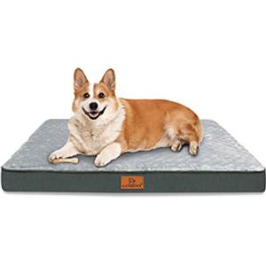 Gzvxuny Cuscino per Cani Impermeabile, Cuscino Cane Ortopedico Sfoderabile e Lavabile, Materassino per Cani Traspirante e Antiscivolo, Letto per Cani di Piccola, Media e Grande Taglia,M(76x50x8cm)