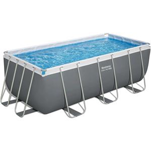 BESTWAY Piscina Steel Pro MAX Rettangolare Cm. 412X201X122 Cap. 8.124L