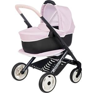 Smoby Passeggino e Carrozzina Rosa 3 in 1 per Bambole fino a 42 cm - A partire da 3 Anni