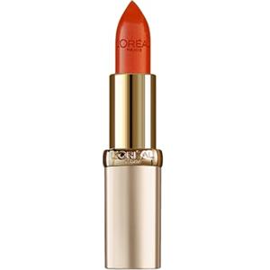 L'Oreal Paris L'Oréal Paris Rossetto Lunga Tenuta Color Riche Collezione Standard, Finish Effetto Satinato, 163 Orange Magique