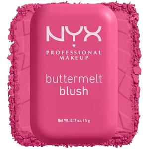 NYX Professional Makeup Buttermelt Blush Tono Butta con Me, Blush cremoso in polvere, burro di karitè, mango e mandorle, dura fino a 12 ore, formula vegana
