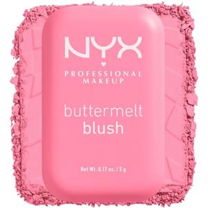 NYX Professional Makeup Blush in Polvere, Per un Look Fresco e Colorato, Arricchito con Burro di Mango, Mandorle e Karitè, Sfumabile, Buttermelt, Tonalità: Butta Together, 5 g