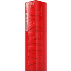 Maybelline New York Tinta Labbra a Lunga Tenuta Superstay Vinyl Ink, Per un Effetto Vinilico fino a 16H, Finish Luminoso e Senza Sbavature, Formula Vegana, Tonalità: 25 RED-HOT