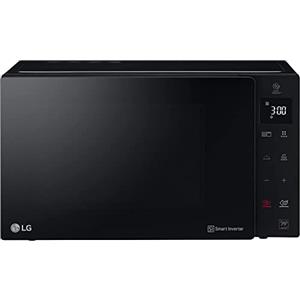 LG MH6535GDS Forno Microonde Smart Inverter con Grill al Quarzo, 25 Litri, 1000 W, Programmi Automatici, Livelli di Potenza Regolabili, Cottura a Vapore - Nero