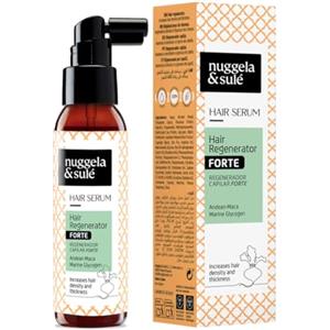 Nuggela & Sulé Siero Rigenerante Forte - Trattamento d'urto per riattivare follicoli indeboliti, ripristinare spessore, densità, vitalità dei capelli Ideale in caso di alopecia e perdita densità 70 ml