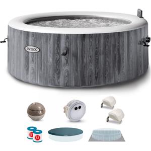 Intex Rotonda Greywood Deluxe 28442EX - Ø216x71 cm - Piscina idromassaggio spa