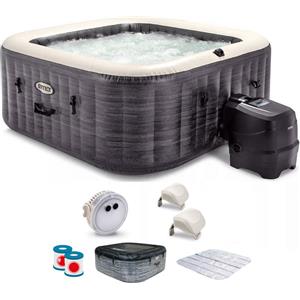 Intex Quadrata Greystone Deluxe 28450NP - 173x173x71 cm - Piscina idromassaggio spa