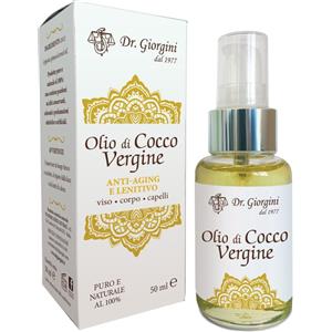 DR.GIORGINI Olio di Cocco Vergine 50ml - Non Raffinato con Vitamina E Naturale
