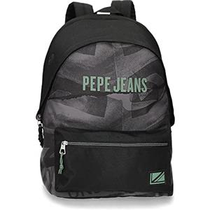 Pepe Jeans Davis Zaino per portatile doppio scomparto 15,6" nero 31 x 44 x 17,5 cm Poliestere 20,46 L