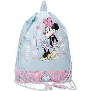 Disney Minnie Happy Zaino per bambini, zaino scolastico, realizzato in poliestere, tasche laterali, spalline larghe regolabili, maniglia superiore per appenderla, sistema magic Fix., Zaino Sacco