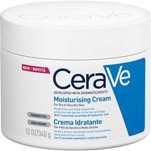 CERAVE (L'Oreal Italia SpA) CeraVe, Crema Corpo Idratante Pelle Molto Secca, 340 g