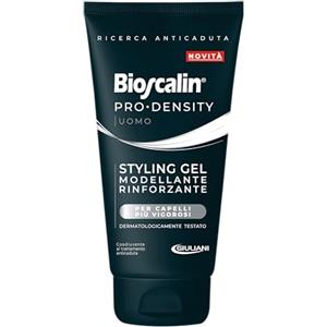 Bioscalin PRO-DENSITY Uomo Styling Gel, Modellante, Rinforzante per Capelli più Vigorosi, Senza Alcool, Parabeni e Siliconi, 150 ml