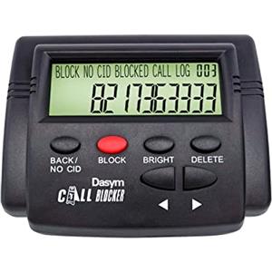 HUIOP Blocco chiamate,Blocco chiamate per telefoni fissi Telefono 2000 Blocco ID chiamante Blocco numero One Touch Blocco dispositivo Robocall indesiderate e chiamate fastidiose