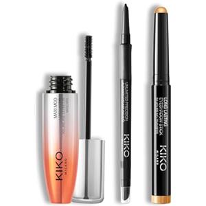 KIKO Milano Long Lasting Eyeshadow Stick 04 + NEW MAXI MOD MASCARA + UNLIMITED PRECISION AUTOMATIC EYELINER AND KHÔL 16