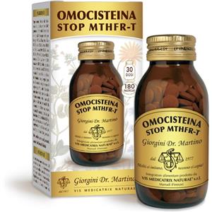 Dr. Giorgini Omocisteina Stop MTHFR-T 180 Pastiglie - Con colina e vitamine B6, B12 e acido folico per il metabolismo dell'omocisteina
