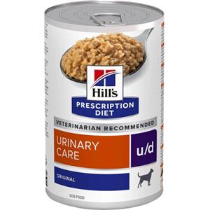 Hill's Prescription Diet U/D Urinary Care Alimento Umido per Cani - 370 g, Supporta la Salute della Vescica e Riduce i Calcoli Urinari