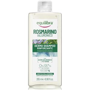 Equilibra Shampoo Dermo al Rosmarino e Acido Ialuronico 300ml - Deterge e Rinforza per Tutti i Tipi di Capelli