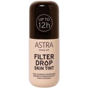 Astra Filterdrop Skin Tint 0001 Fair - Fondotinta Liquido Leggero con Finish Naturale e Effetto Levigante