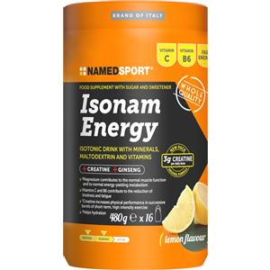 Named Isonam Energy Limone 480g - Integratore Energetico con Creatina e Ginseng