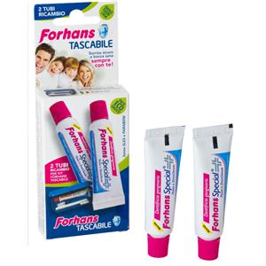 Forhans Kit Ricambi - 2 Tubi Dentifricio Speciale da 12,5 ml per Sanguinamento Gengivale