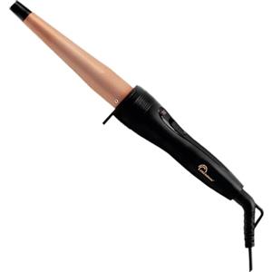 LITTLE BALANCE 8623 Ionic Loop & Style, Ferro arricciacapelli, Fibbia, Tubo conico da 13 a 25 mm, Ceramica e Tormalina ionica, Nero
