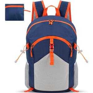 Cozary Zaino Trekking Pieghevole, 28 L Impermeabile Zaino da Viaggio Uomo Donna, Leggero Zaino Montagna per Trekking, Ciclismo, Sport e Escursioni