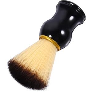 IWOWHERO Pennello Da Barba in Schiuma Di Nylon Bicolore Con Manico in Legno Per Articoli Da Barba Da Uomo Colore Casuale