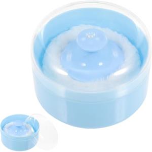 WOFASHPURET Contenitore Per Piumino Da Cipria Senza Talco Con Astuccio, Set, Design Soffice Per Uso Ragazzo Ragazza Dopo Bagno, Facile Da Usare Con Una Mano