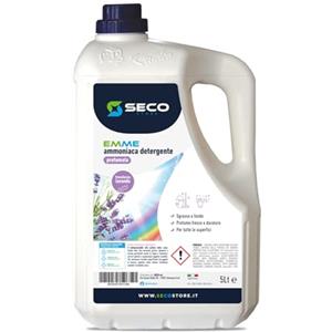 SECO STORE SECOSTORE Esse Ammoniaca Profumata 5L | Detergente/Detersivo Pavimenti Professionale | Igienizzante per Tutte le Superfici