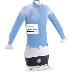 CLEANmaxx Stira camicie automatico PRO STEAM con funzione vapore e display touch | Stira camicie e camicette | Riduce gli odori, disinfetta, leviga, asciuga e rinfresca