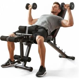 Generico Panca Pesi Regolabile con Leg Extension e Leg Curl | Panca Allenamento All in One per Home Gym | Panca Inclinata Declinata Piana per Forza e Bodybuilding