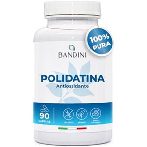 Bandini® Polidatina Pura 100mg Polygonum Cuspidatum - Antiossidante Naturale, Alta Concentrazione, 90 Capsule Vegane e senza OGM - Precursore del resveratrolo - Made in Italy