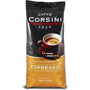 CAFFÈ CORSINI 1950 Caffè Corsini - Caffè in Grani Espresso, Miscela dal Gusto Intenso e Cremoso, 1 Kg