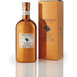 Bottega Distilled Dry Gin Bacûr con Astuccio - 1000ml
