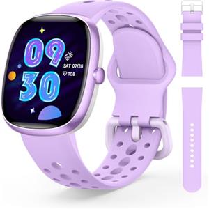 JoJoego Fitness Tracker Smartwatch Bambini, Orologio Smartwatch Bambino con 100+ modalità Sportive, Contapassi, Frequenza Cardiaca, Monitor del Sonno, Impermeabile IP68, Regalo per ADO 5-16, Viola