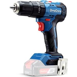 Dong Cheng trapano percussione a batteria 20V 50 Nm, trapano avvitatore, motore brushless, 20+3 Coppie, 2 velocità, mandrino 13 mm, senza batteria e caricabatteria