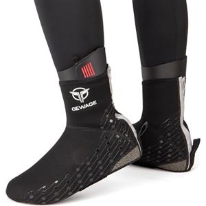 GEWAGE Copriscarpe Invernali per Rennrad & MTB - Copri-Scarpe Termici, Traspiranti, Non Impermeabili, Logo Riflettente (Adulto, 35, Numero (Range), Sistema Taglie Calzature EU, 37, Stretta)