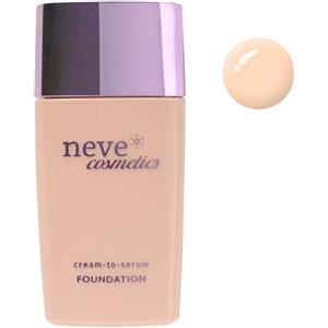 Neve Cosmetics Fondotinta Cream-To-Serum Light Neutral - Fondotinta liquido idratante e rimpolpante con estratti di anguria, lenticchia e mela